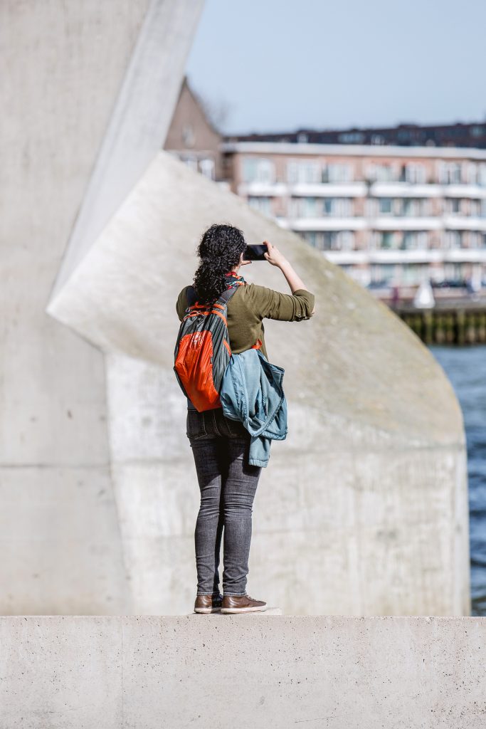 photo of woman traveling