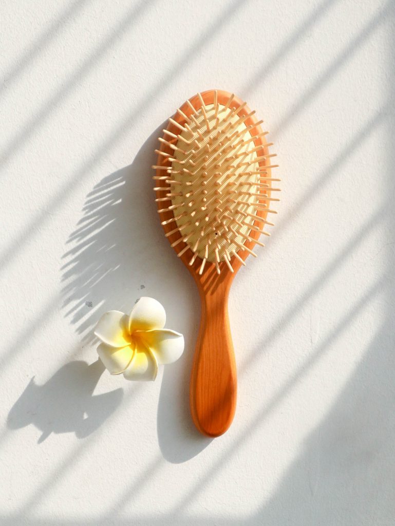 Photo of curly hair brush