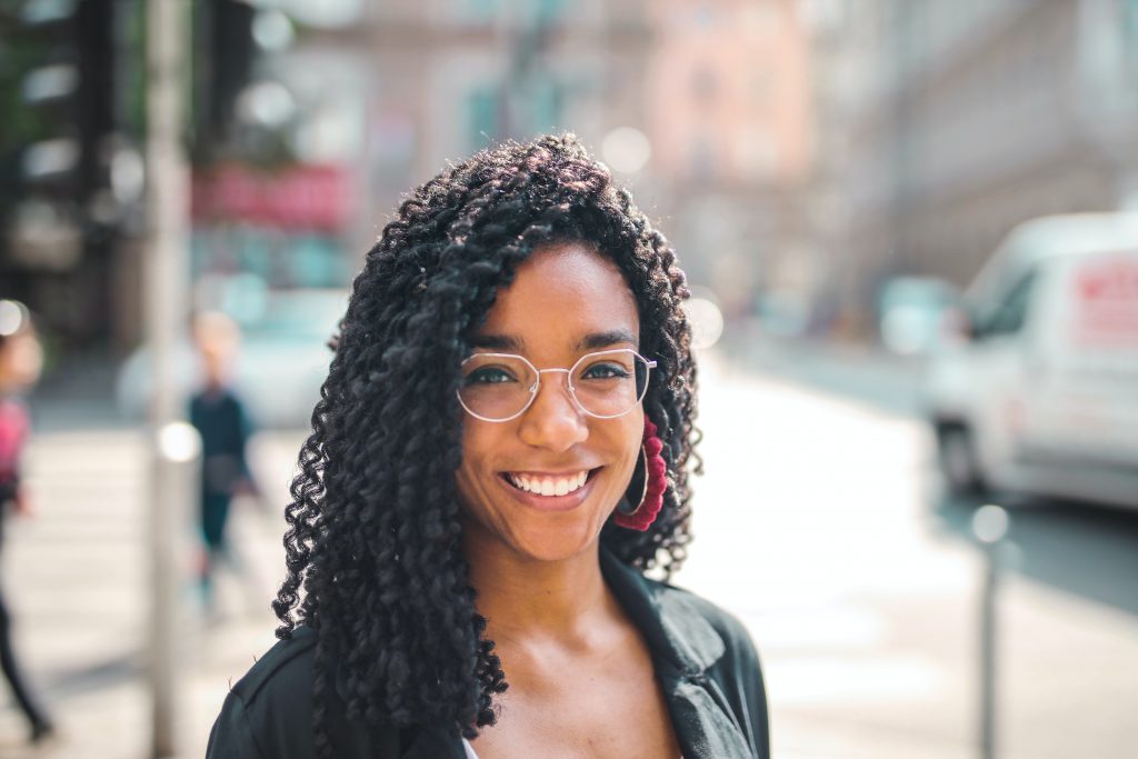 Photo of woman with lasting hold hair