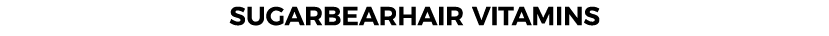 SUGARBEARHAIR VITAMINS