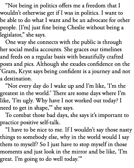  Not being in politics offers me a freedom that I wouldn t otherwise get if I was in politics  I want to be able to d   