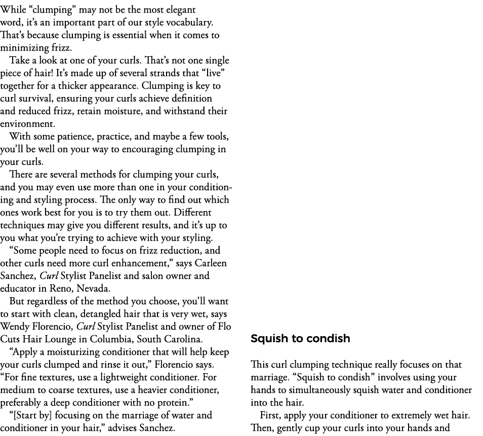 While  clumping  may not be the most elegant word, it s an important part of our style vocabulary  That s because clu   