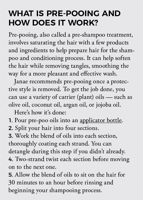 What is pre-pooing and how does it work  Pre-pooing, also called a pre-shampoo treatment, involves saturating the hai   