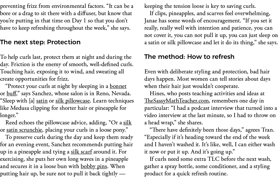 preventing frizz from environmental factors   It can be a bore or a drag to sit there with a diffuser, but know that    