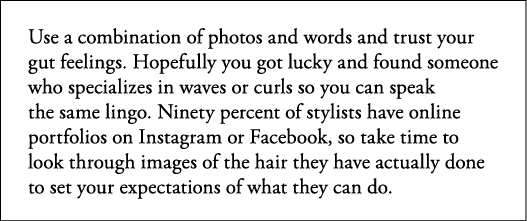 Use a combination of photos and words and trust your gut feelings  Hopefully you got lucky and found someone who spec   